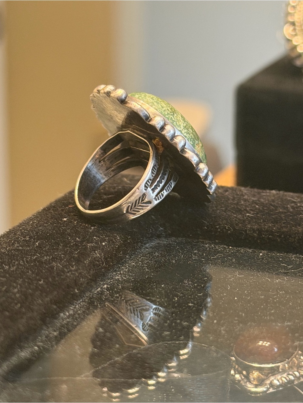 Native Turquoise Ring - Picture 2 of 2